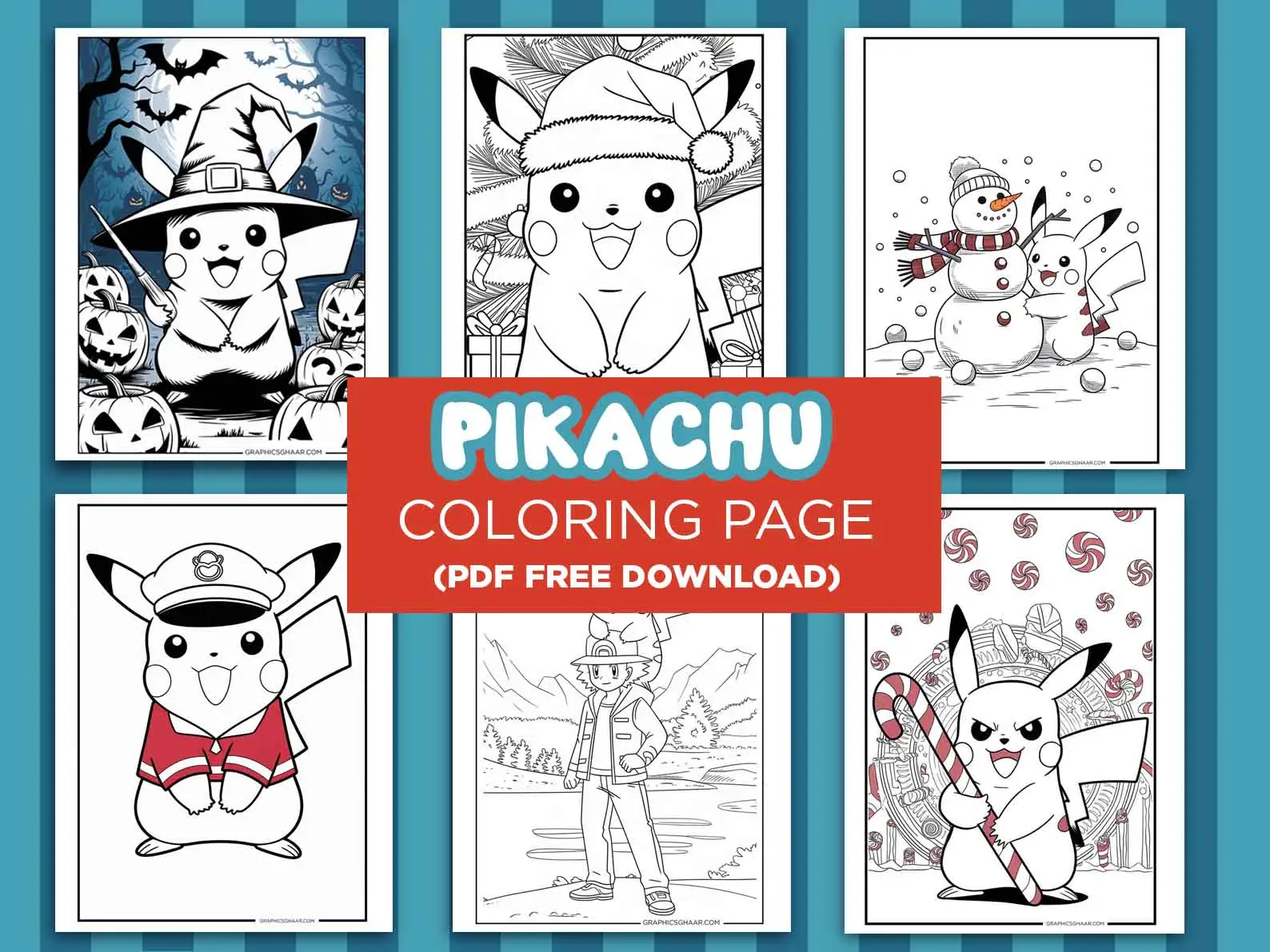 Pikachu Coloring book
