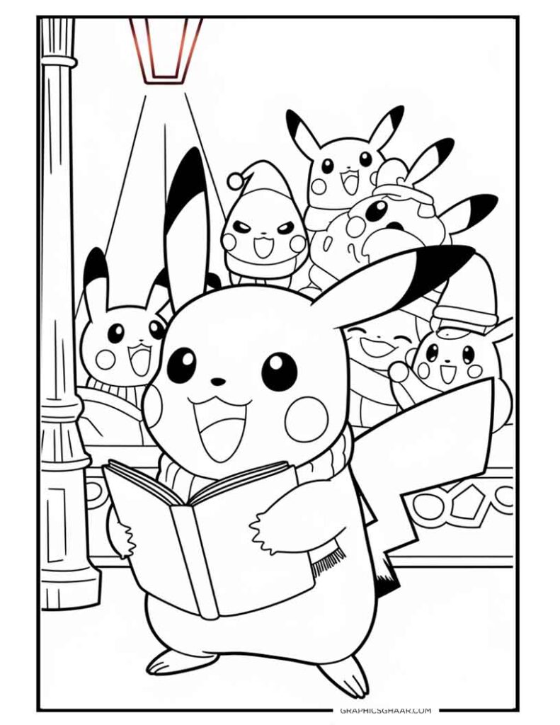 Pikachu and Christmas Stockings