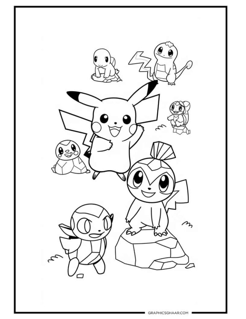 Pikachu and Piplup