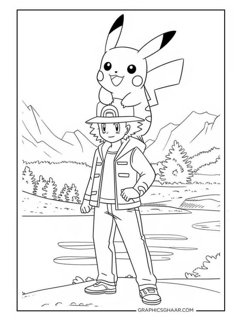 Pikachu with Ash