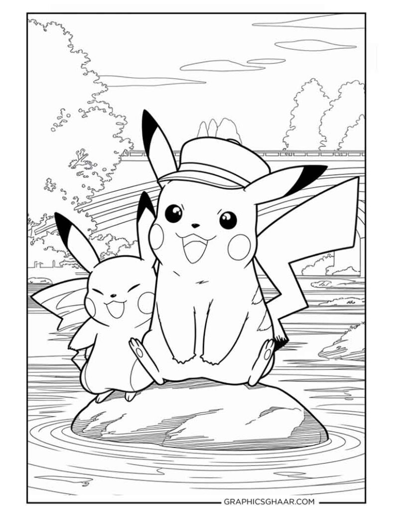 Pichu and Pikachu 
