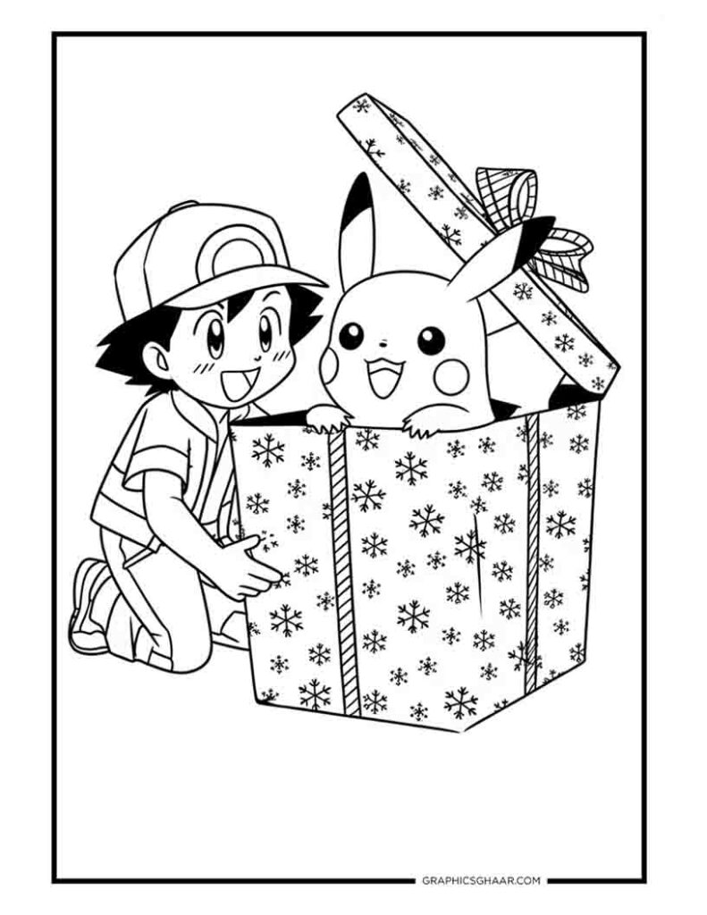Pikachu as Christmas Gift