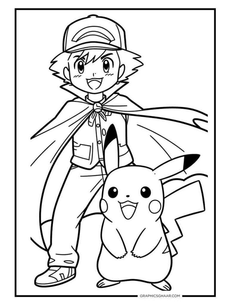 Ash vampire costume with flowing cape